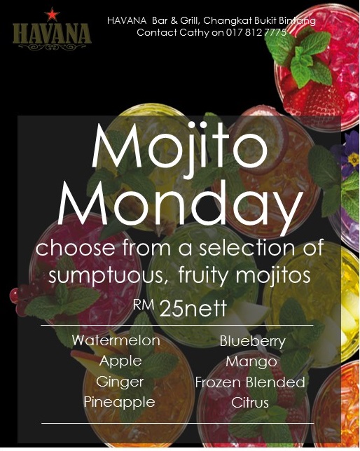 Mojito Monday Poster 20Apr15